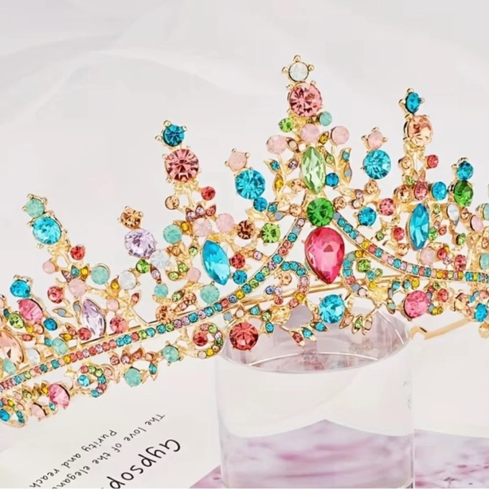 Multicolor‎ Gemstone Tiara